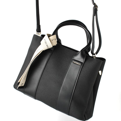 Chrisbella Noir Modern Tote