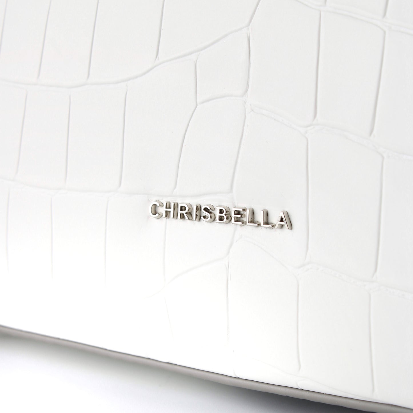 Chrisbella Croc Grey-White