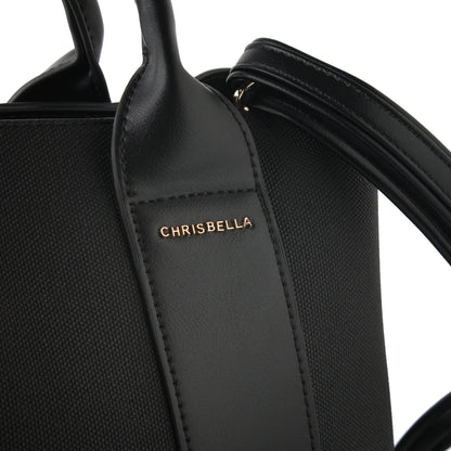 Chrisbella Noir Modern Tote