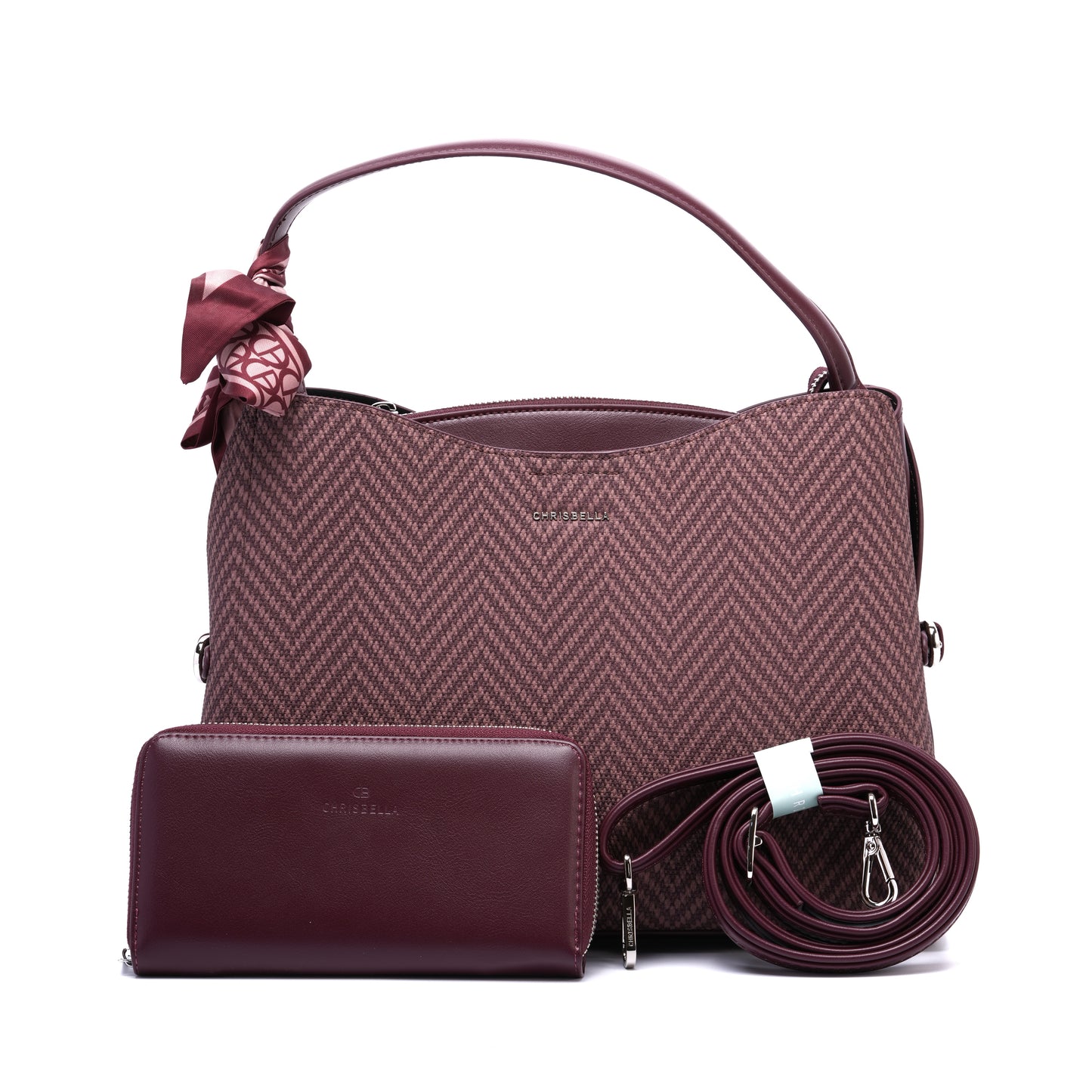 Chrisbella Valentina Burgundy