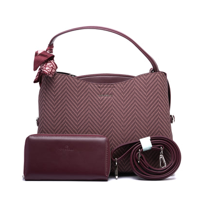 Chrisbella Valentina Burgundy