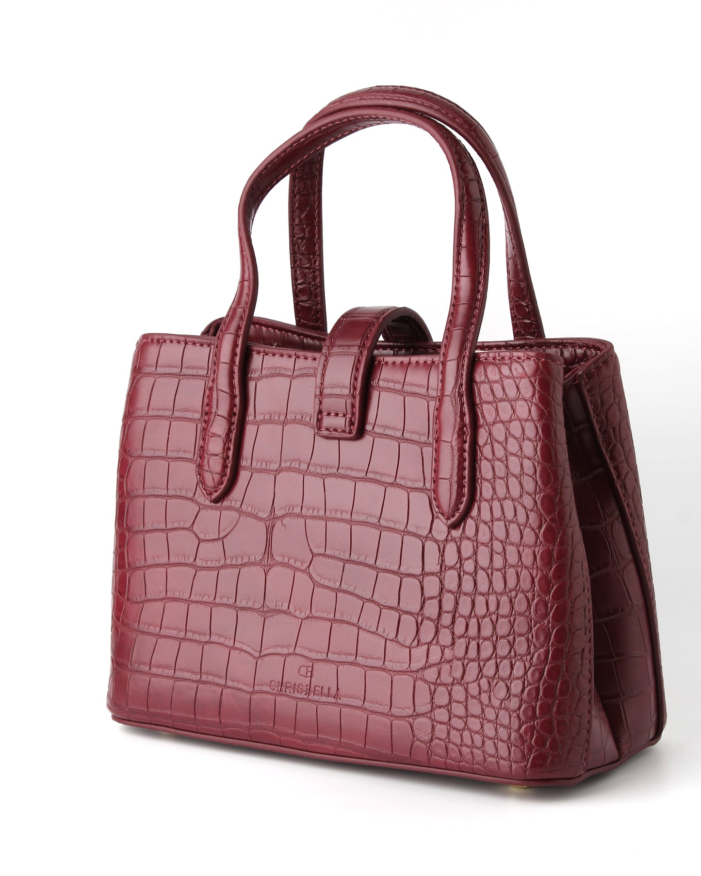 Chrisbella Crimson Croc Luxe