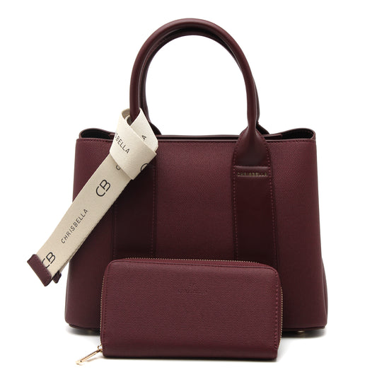 Chrisbella Sable Burgundy