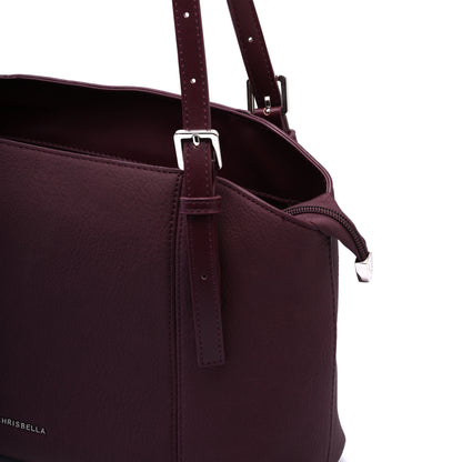 Chrisbella Clara Burgundy