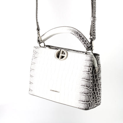 Chrisbella Croc Grey-White