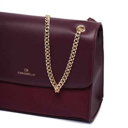 Chrisbella Victoria Burgundy