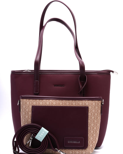 Chrisbella Aurora Burgundy