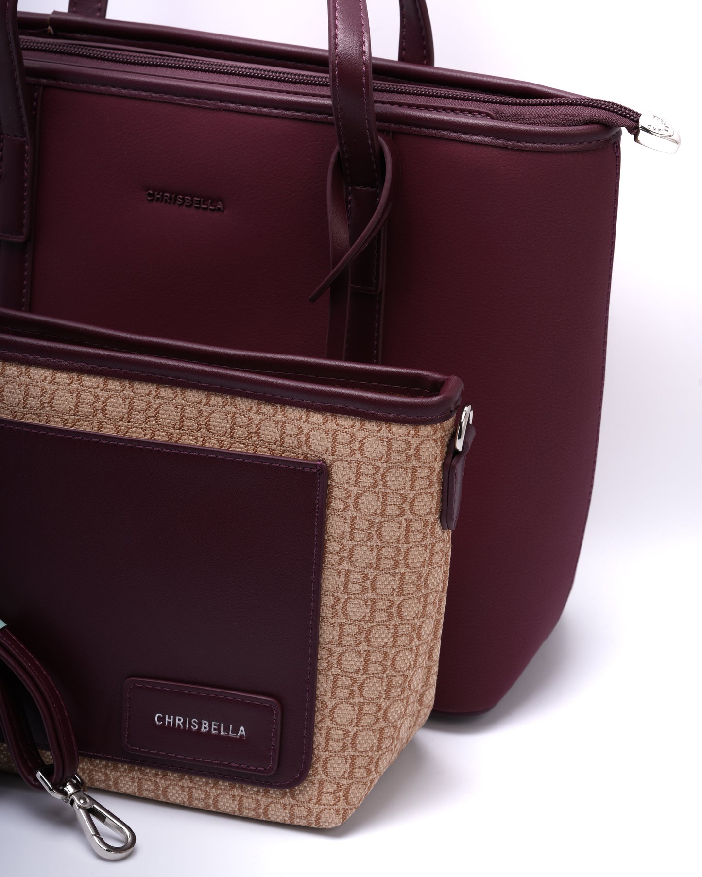 Chrisbella Aurora Burgundy