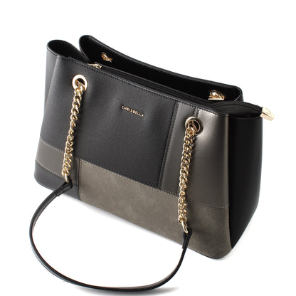 Chrisbella Classic Two-Tone Tote