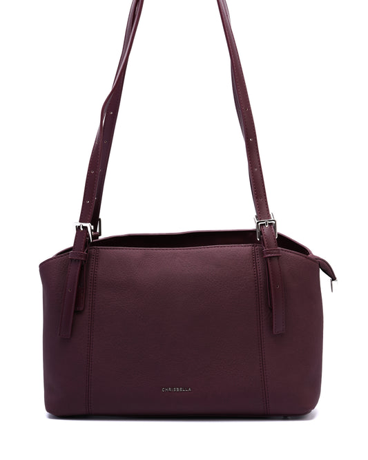 Chrisbella Clara Burgundy