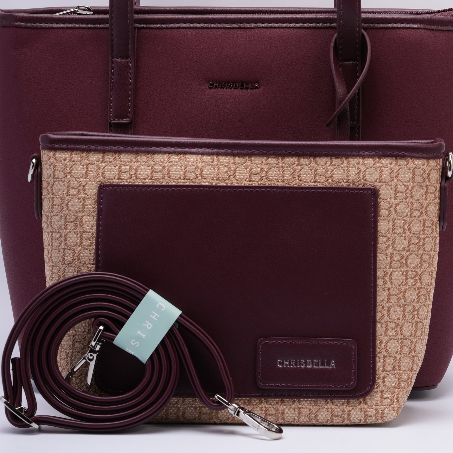 Chrisbella Aurora Burgundy