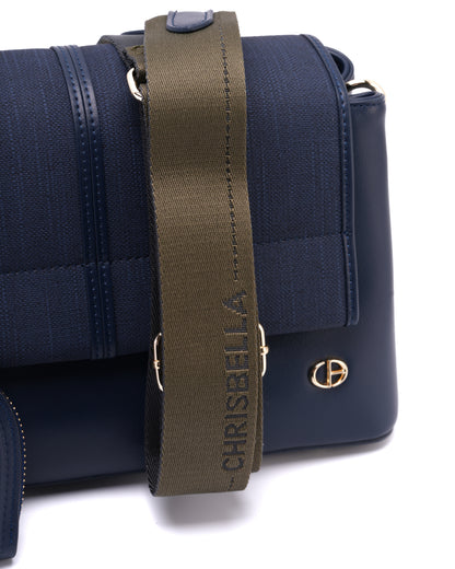Chrisbella Camille Navy Blue