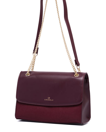 Chrisbella Victoria Burgundy