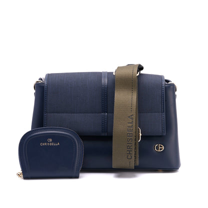 Chrisbella Camille Navy Blue